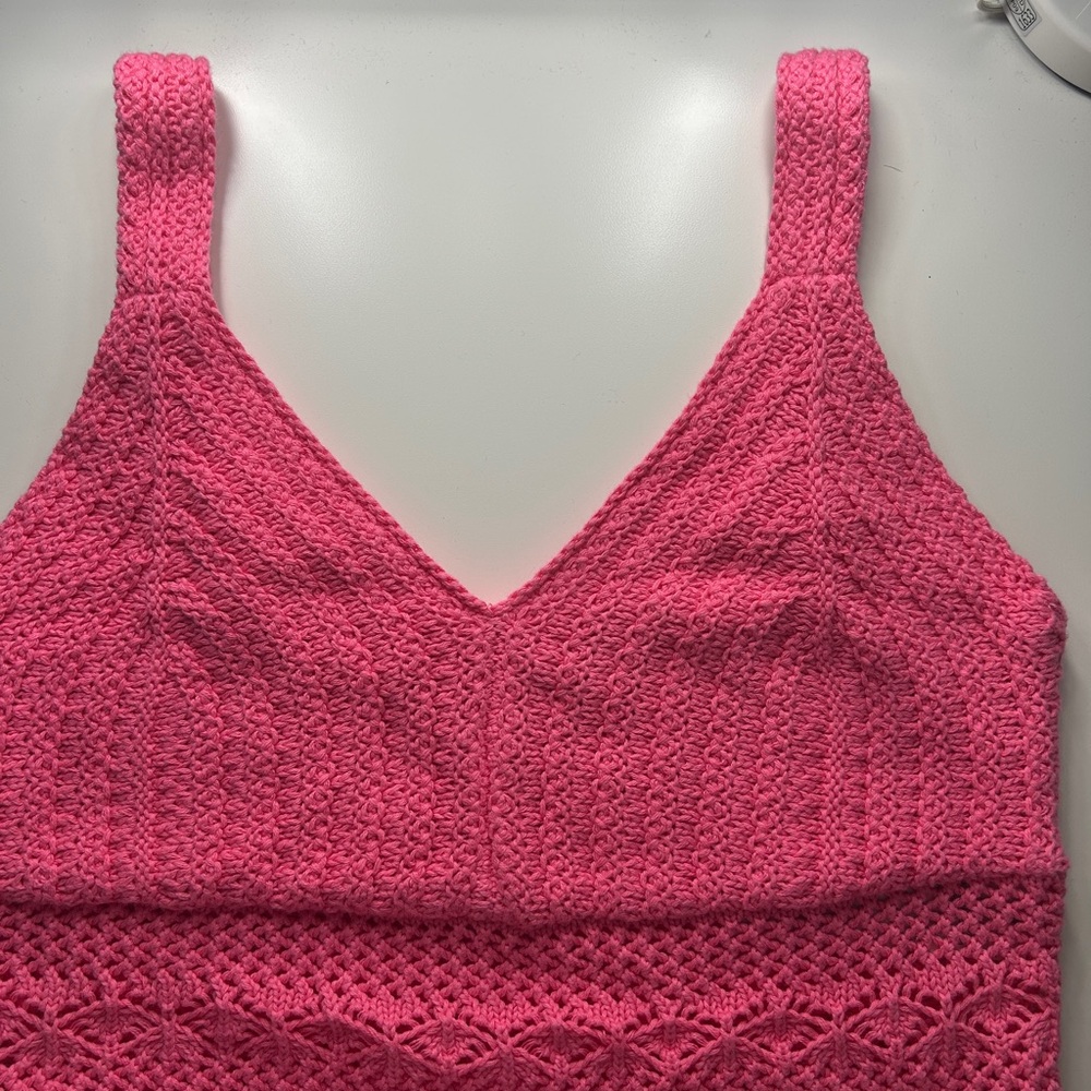 Hollister Vibrant Pink Knit Top